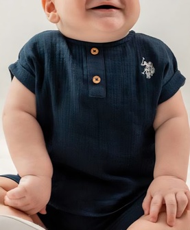 U.S. Polo ASSN Komplet majica i šorts od lana