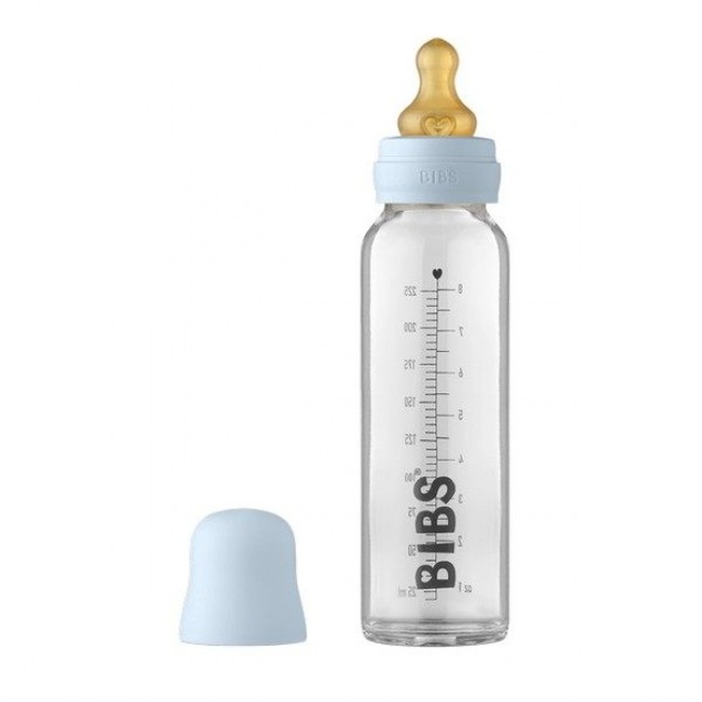 Bibs - Staklena flašica 225 ml Baby Blue 3406