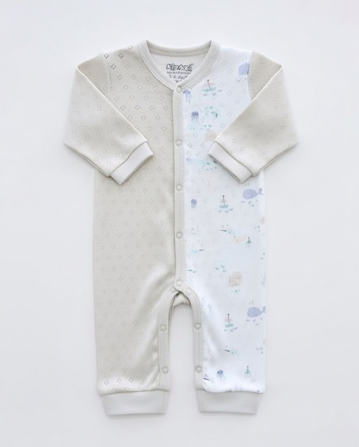 Kidaxi organic žakard pidžama za dečake 5006