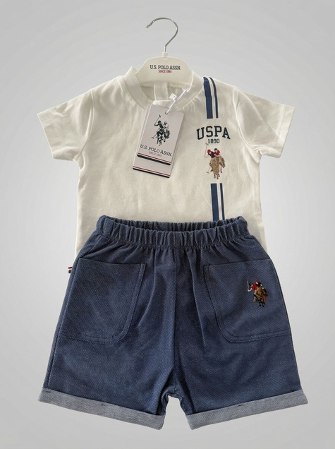 U.S. Polo ASSN Komplet Yacht club majica i šorts  ) 5531