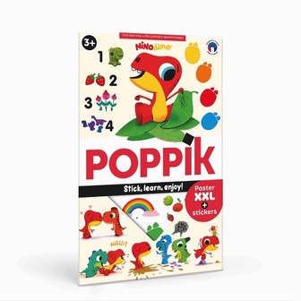 POPPIK Edukativni poster s nalepnicama Otkrića: Prvo Učenje