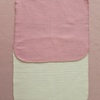 Childiva Set bebi krpica od organskog pamuka 7/1 (roza-bela) 4756