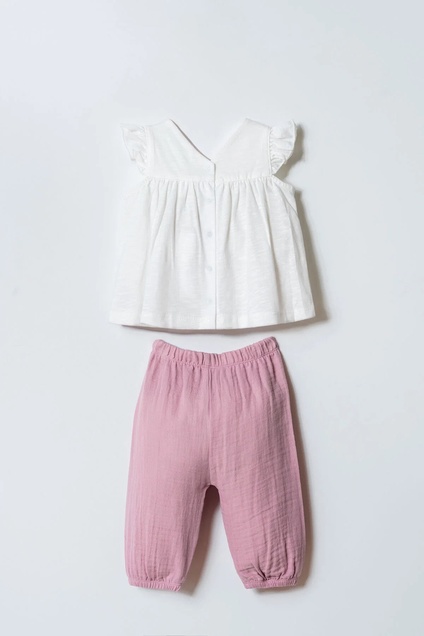 U.S. Polo ASSN Komplet tunika i pantalone Lilac Luxe 5980