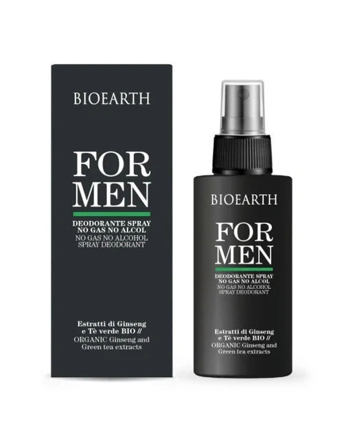 BIOEARTH MEN - Dezodorans u spreju bez alkohola 6503