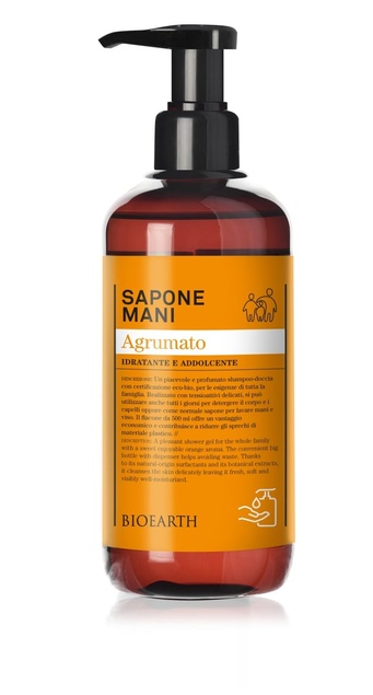 BIOEARTH - Tečni sapun za celu porodicu - POMORANDŽA 500ml 6509