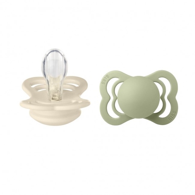 BIBS varalica Supreme silicone Sage & Ivory (0-6 meseci) 3245