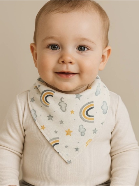 WOWO  flanel bebi krpica  duga plave boje 4686