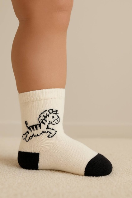 Wowo čarape 3 komada (12-24 meseci) (Zebra) 4761