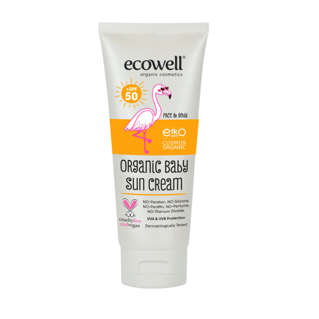 Ecowell Organska krema za sunčanje za bebe – SPF 50 2851