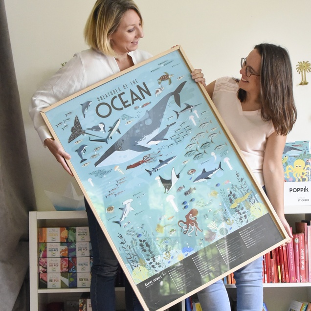 Edukativni poster s nalepnicama Otkrića: Okeani 2896