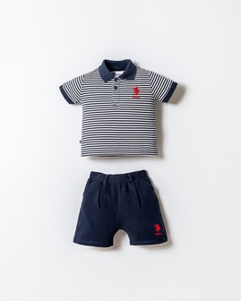 U.S. Polo ASSN komplet majica i šorts Navy