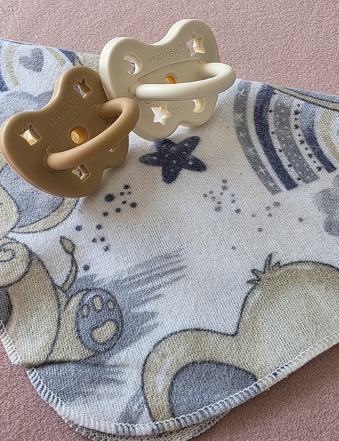 WOWO  flanel bebi krpica slončić plave boje 4740