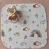 WOWO  flanel bebi krpica duga braon boje 4742