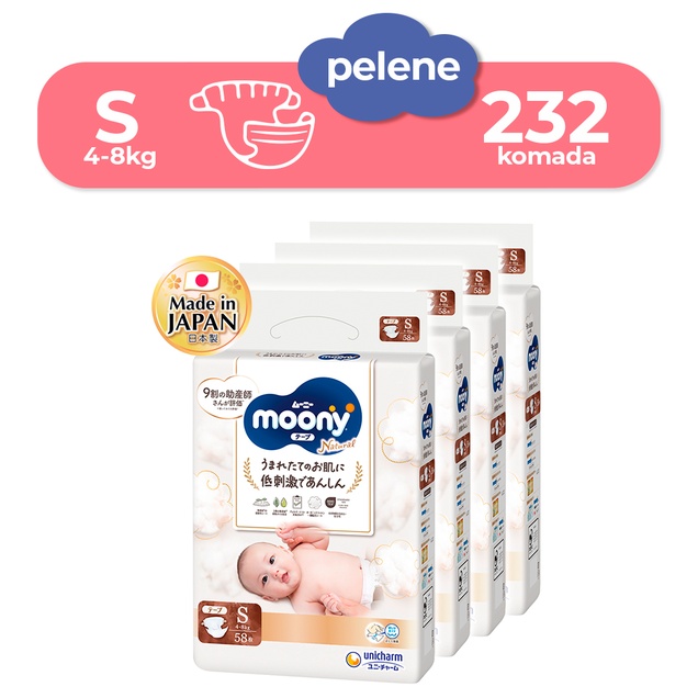 Moony Natural S pelene MegaBox 3017