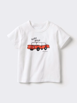 UNIQLO Jason Polan majica Beep Beep 90 (24 mes)