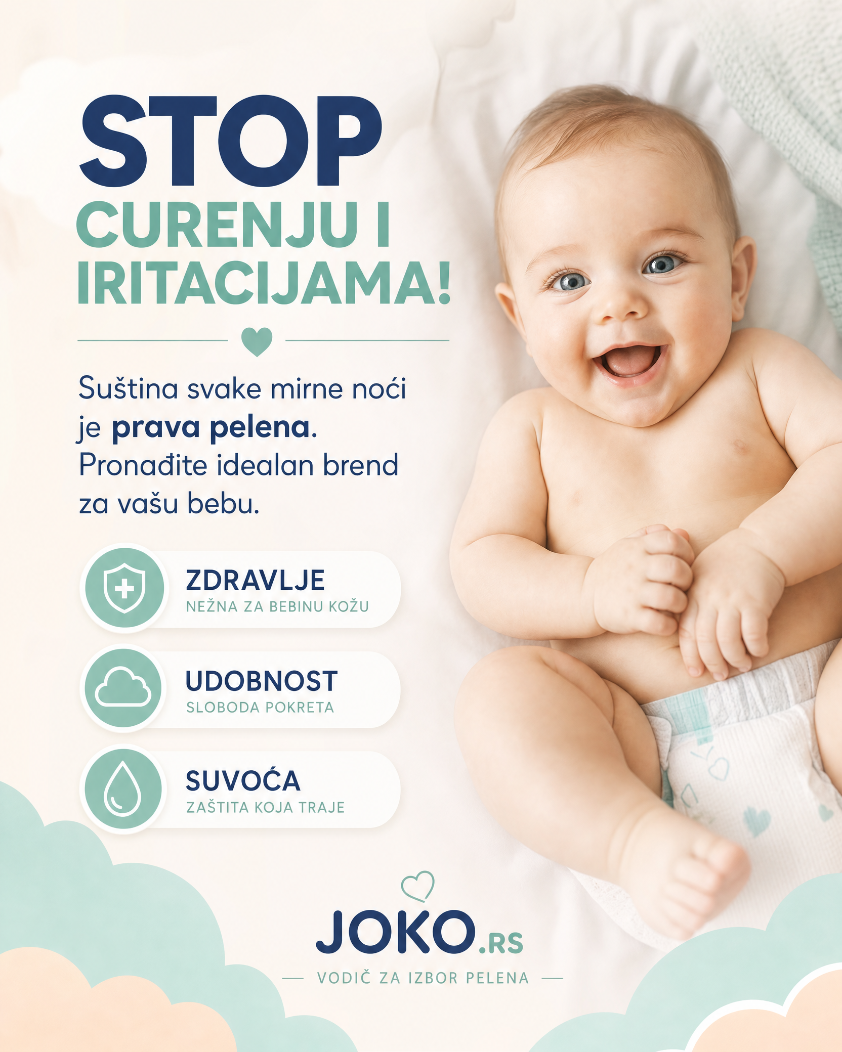 Izbor najboljih pelena za bebe